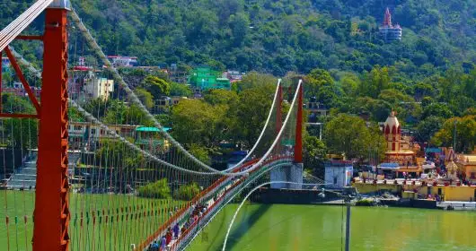 Ram jhula and Laxman jhula